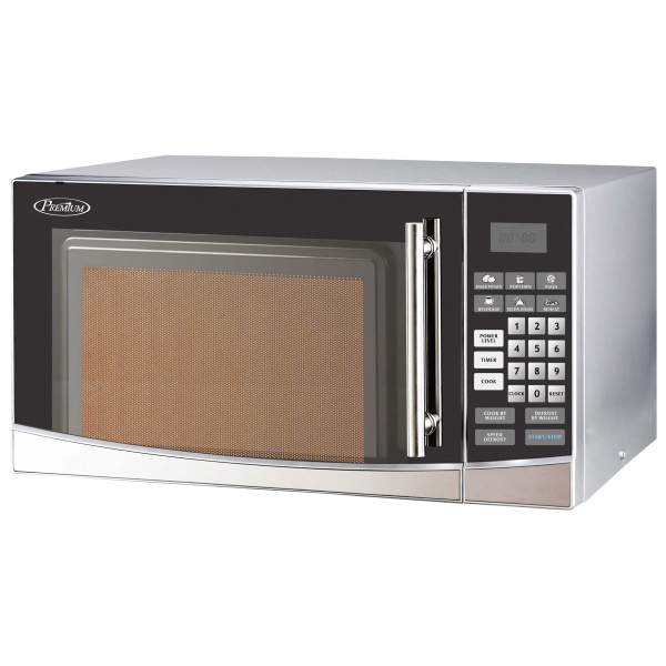 Premium 1.0 Cu. Ft. Microwave Oven, 11-13/16""H x 21-1/4""W x 17-5/8""D, Stainless Steel -  PM10010