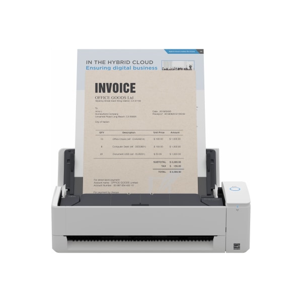 Fujitsu ScanSnap iX1300 - Document scanner - Dual CIS - Duplex - - 600 dpi x 600 dpi - up to 30 ppm (mono)/up to 30 ppm (color) - PA03805B225