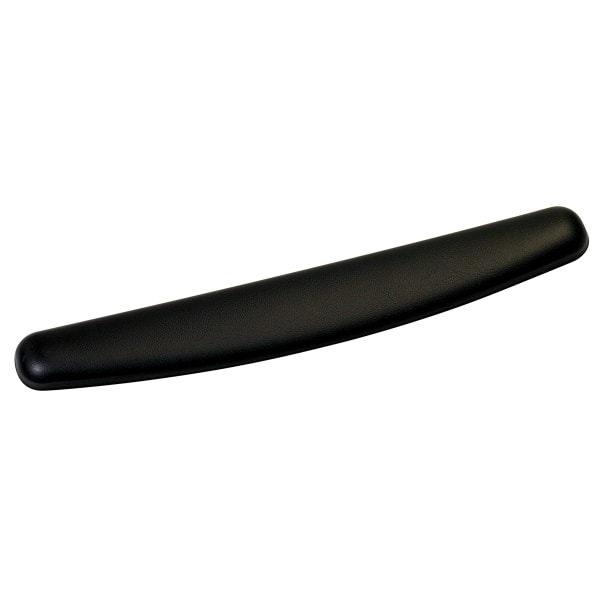 3M� Compact Gel Keyboards Wrist Rest With Antimicrobial Protection, 18" Wide, Black