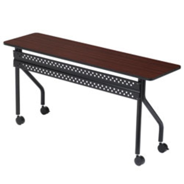 Iceberg OfficeWorks 72W Mobile Training Table, Rectangle, Mahogany
