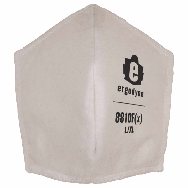 Ergodyne Skullerz 8810Fx Contoured Face Cover Replacement Filters SmallMedium White Pack Of 5 Filters