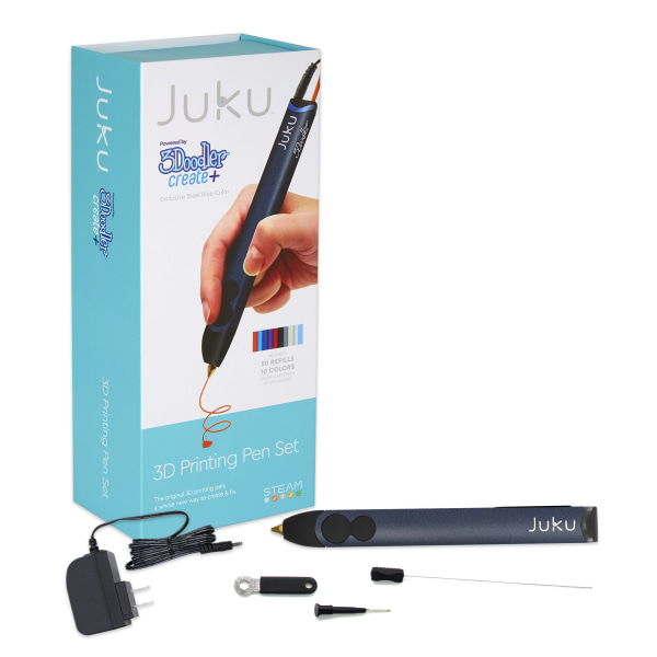 Juku™ 3Doodler Create+ 3D Printing Pen, Steel Blue -  9CPSODUS1E