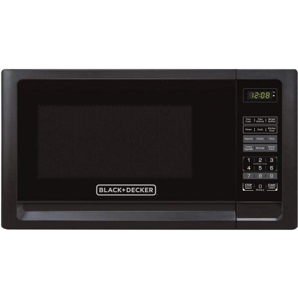 Black & Decker 1.1 Cu Ft Countertop Microwave, Black