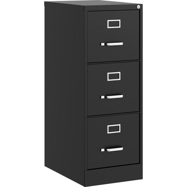 Lorell Fortress Series 22" Commercial-Grade Vertical File Cabinet - 15"x 22" Depth x 40.2" - 3x Drawer(s)  - 42297