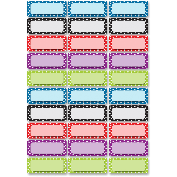 UPC 703185100793 product image for Ashley Dry Erase Dotted Nameplate Magnets - 30 (Rectangle) Shape - Dotted - Die- | upcitemdb.com