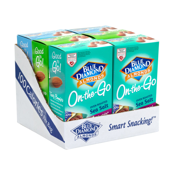 Blue Diamond Almonds 063 Oz Assorted Flavors Pack Of 42 OnTheGo Pouches