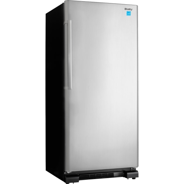 Danby Designer 17 Cu. Ft. Apartment Size Refrigerator - 17 ft³ - Reversible - 17 ft³ Net Refrigerator Capacity - 320 kWh per Year - Stainless Steel - -  DAR170A3BSLDD