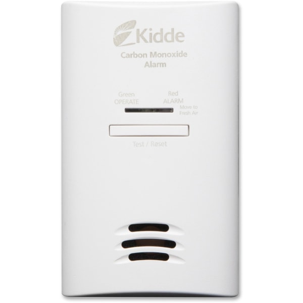 Kidde AC Plug-In Carbon Monoxide Detector with Battery Backup  CO Alarm with LED Light Indicators