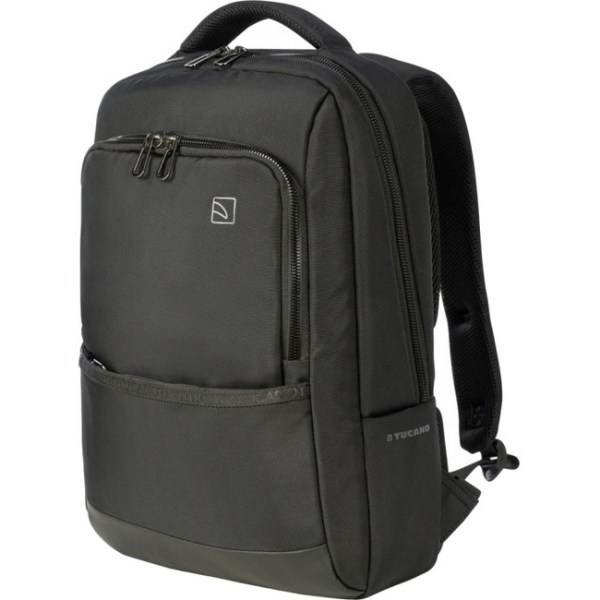 Tucano Luna Gravity Carrying Case (Backpack) for 15.6 to 16 Apple MacBook Pro, Notebook - Black - Fabric, Elastic Strap - Shoulder Strap, Trolley St