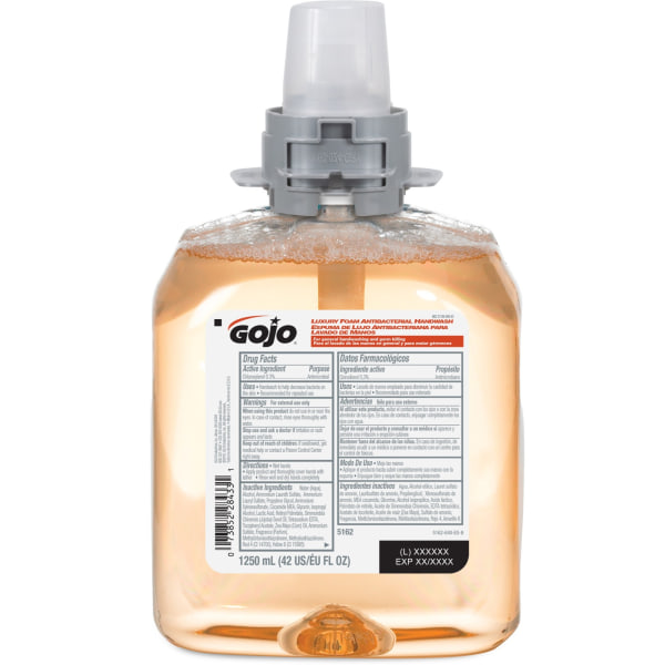 GOJO Antibacterial Foaming Hand Soap Refill 42 Fl. Oz. 5162-04
