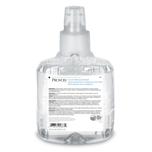 ( best by 09/2026) PROVON Foaming Soap Dispenser Refill Bottle Unscented 1 200 mL 1941-02 1 Ct