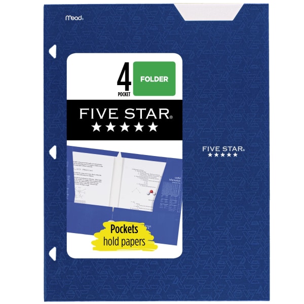 Five Star® 4-Pocket Paper Folder