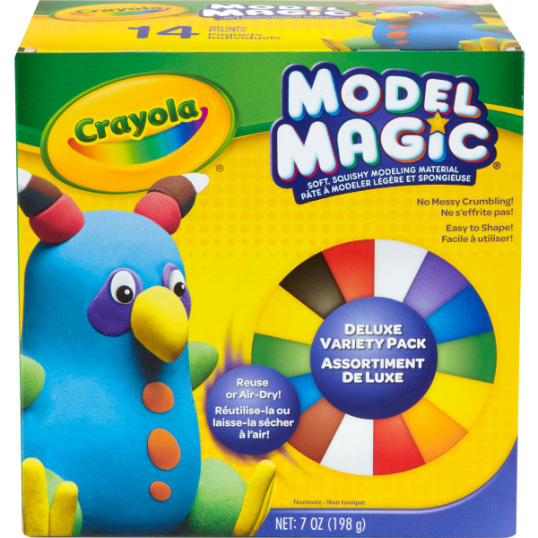 Crayola Model Magic Deluxe Craft Pack Clay Alternative Gift for Kids