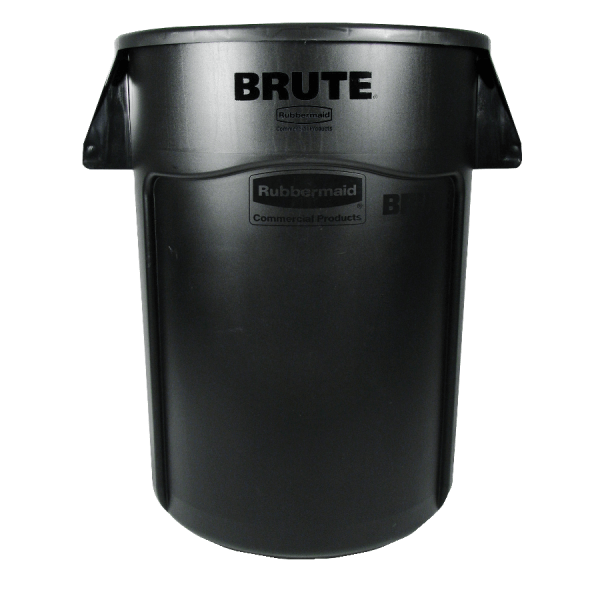 Rubbermaid® Brute® 44-Gallon Waste Container, Black -  FG264360BLA