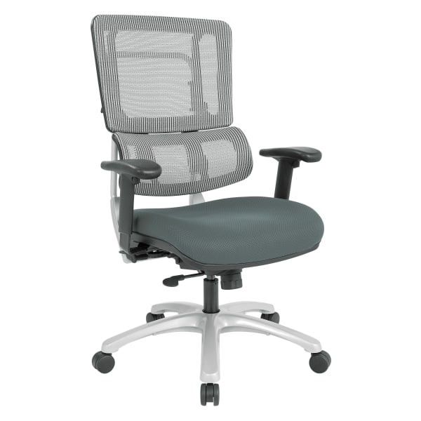Office Star Vertical Mesh-Back Chair, Gray