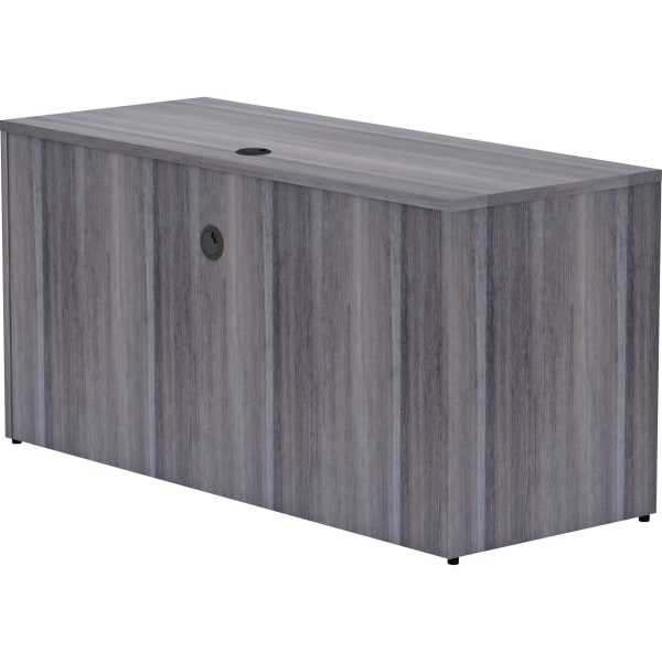 Lorell Credenza Shell 60 x24 x29-1/2  Weathered Charcoal 69553