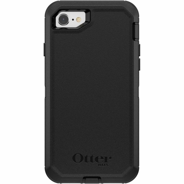 Photos - Case OtterBox Defender Carrying   iPhone 7, iPhone 8 - Black - Wear Resistant Interior, Drop Resistant Interior, Dus (Holster)
