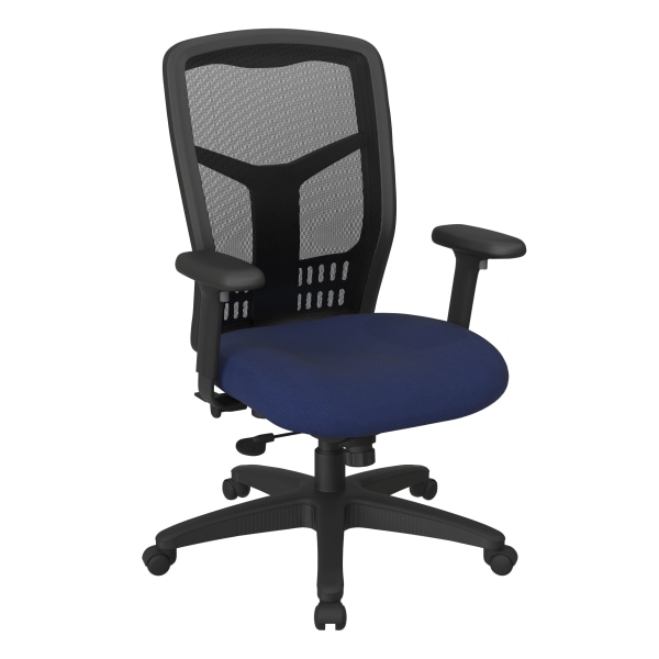 Office Star ProGrid Mesh High-Back Managers Chair, Icon Navy