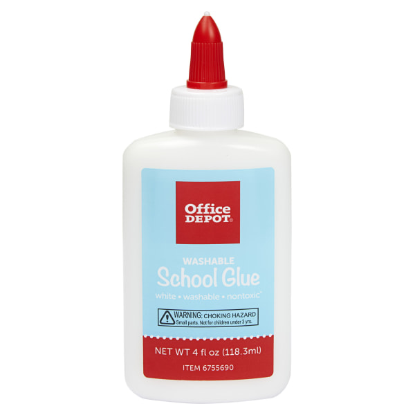 Office Depot Brand School Glue 4 Oz White