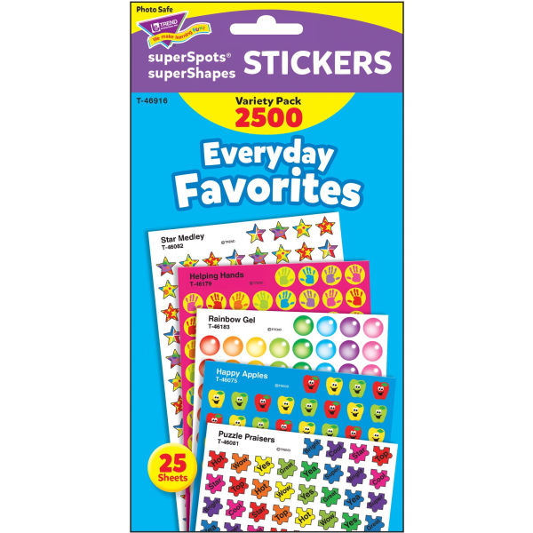 UPC 078628469165 product image for Trend Everyday Favorites Stickers - Fun Theme/Subject - Self-adhesive - Happy Ap | upcitemdb.com