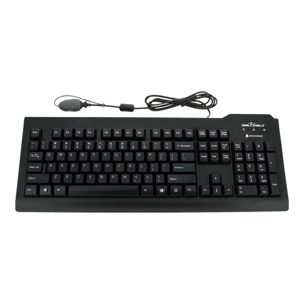 Seal Shield Silver Seal Waterproof  Keyboard  washable  USB  US  black