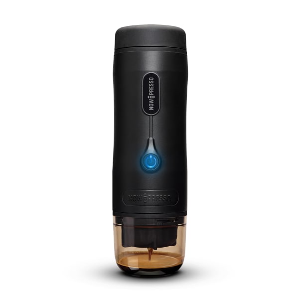 Commercial Chef Nowpresso 1-Cup Portable Espresso Machine, Black
