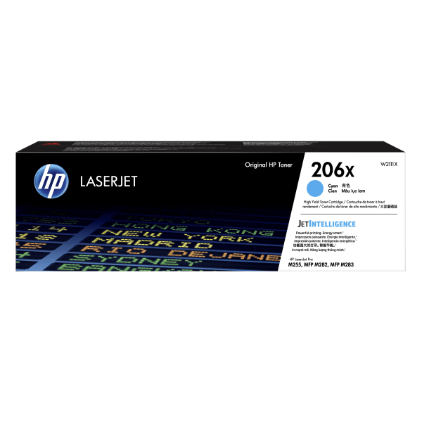 HP - 206X High-Yield Toner Cartridge - Cyan