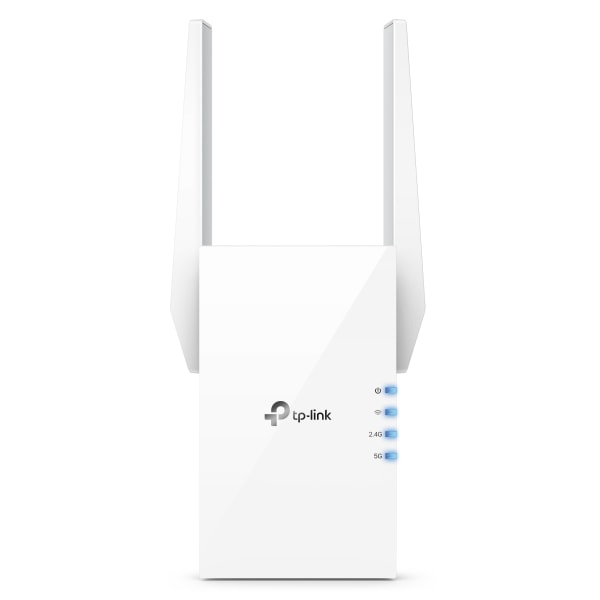 TP-LINK AX1800 RE605X Dual Band 2.4/5GHz Wireless and Ethernet Extender, Wall-Plug, White (RE605X) | Quill
