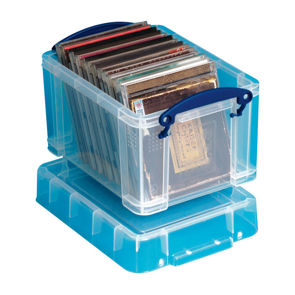 Really Useful Boxes Really Useful Box® Plastic Storage Container, 3.0 Liters, Clear product image