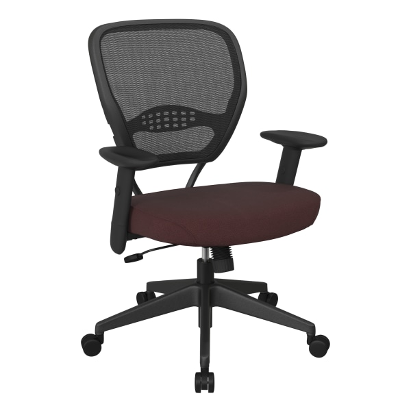 Office Star 55 Series Professional AirGrid Back Manager Office Chair, Icon Burgundy - 55-7N17-227 - Furniture Support your body throughout the workweek with the sku 55-7N17-227