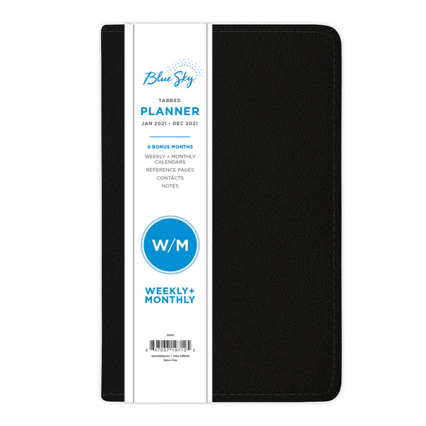 Blue Skyblue Sky Weekly Monthly Refillable Planner 8 X 5 Passages January To December 2021 124804 Dailymail