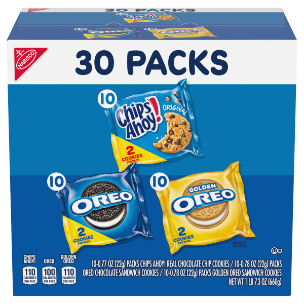 UPC 044000045425 product image for Mondelez Nabisco Sweet Treats Oreo, Chips Ahoy! & Golden Oreo Cookies Variety Pa | upcitemdb.com