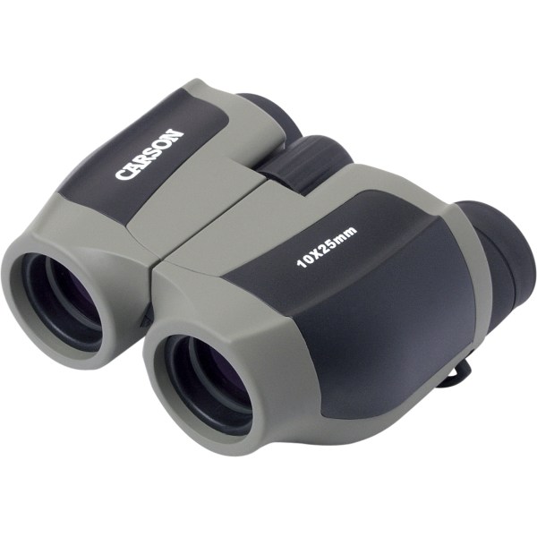 Carson ScoutPlus 10x25mm Compact and Lightweight Binoculars Porro Prism Binoculars