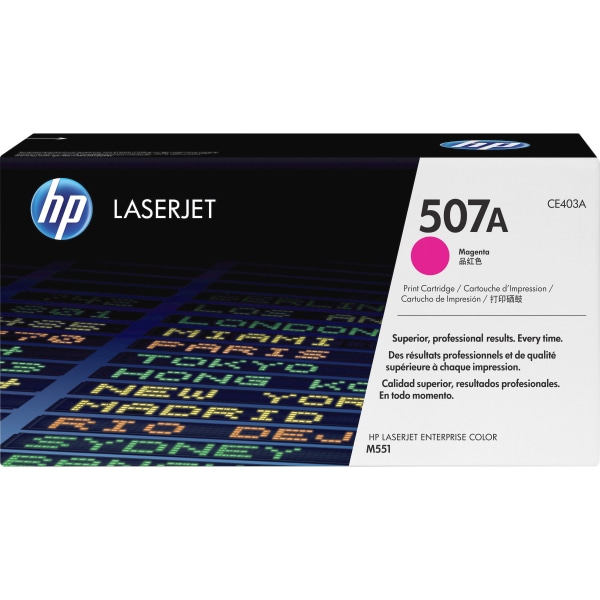 507A Magenta Toner Cartridge, CE403A