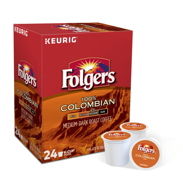 Folgers® Gourmet Selections Coffee SingleServe KCup®, Colombian Roast
