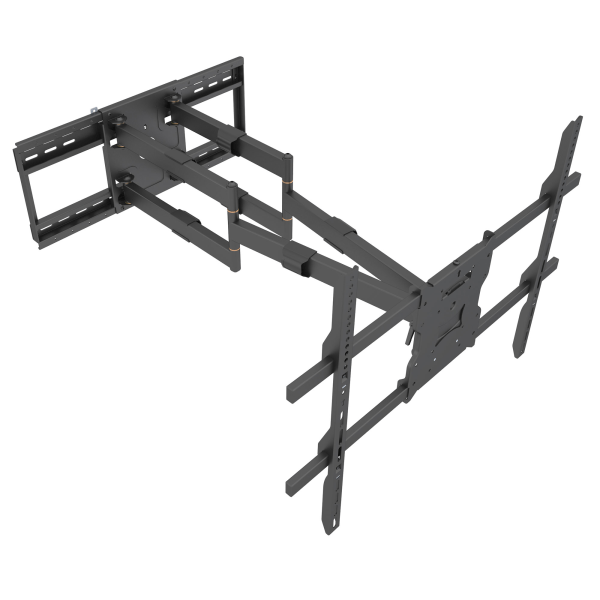 Mount-It! Heavy-Duty TV Wall Mount With Long Extension Arms For 50-90"" TVs, 11-1/2""H x 35""W x 8-1/4""D, Black -  MI-394