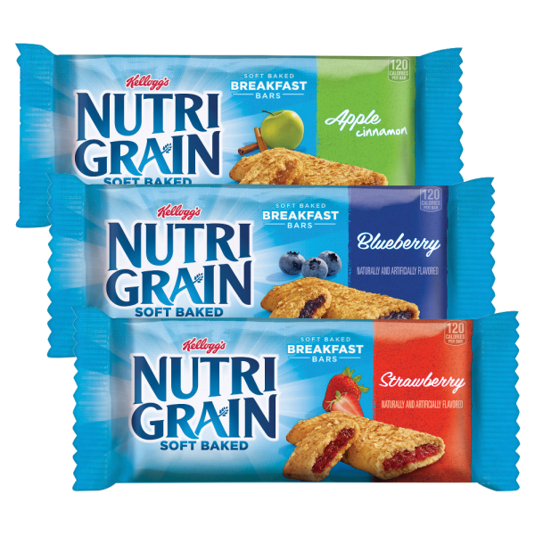 UPC 038000058721 product image for Kellogg's® Nutri-Grain Cereal Bars, 1.3 Oz, 16 Bars Per Box, Carton Of 3 Boxes | upcitemdb.com