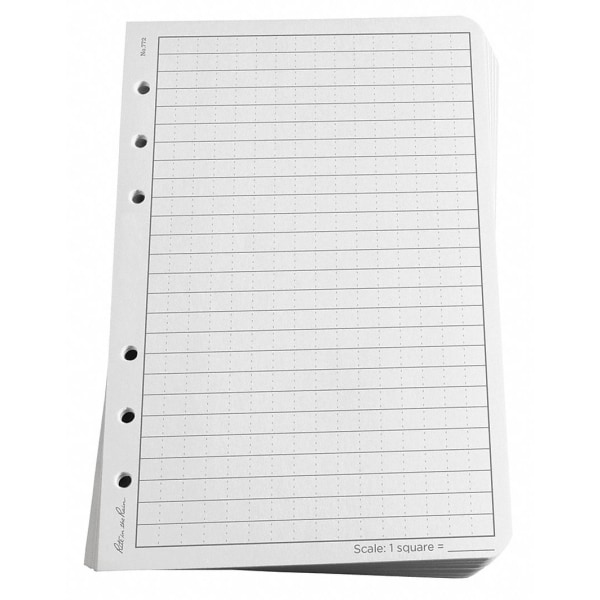 Rite in the Rain® All-Weather Loose-Leaf Copy Paper, 5 Reams, White/Gray, 4 5/8" x 7", 500 Sheets Per Case, 0.54 Lb, 85 Brightness