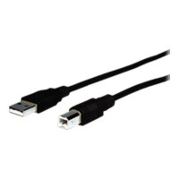 Comprehensive USB 2.0 A Male To B Male Cable 10ft. - Black -  USB2-AB-10ST
