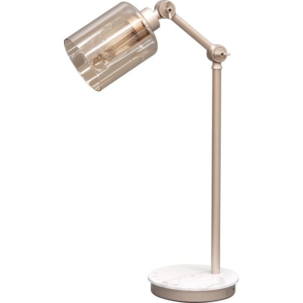 UltraBrite Vintage LED Desk Lamp, 32-5/16H, Pewter - UDLV0301A-PTR-DS - Furniture Keep your work space illuminated with the UltraBri sku UDLV0301A-PTR-DS