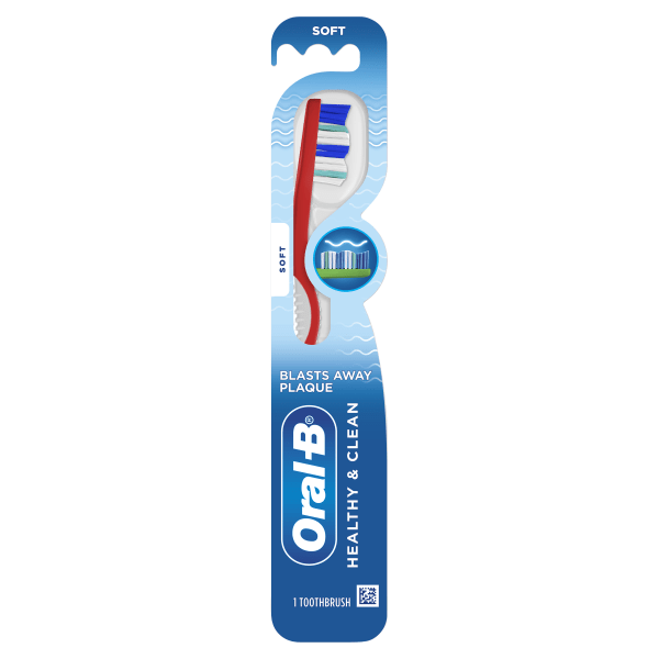 Oral B Healthy Clean Toothbrush, Assorted Colors