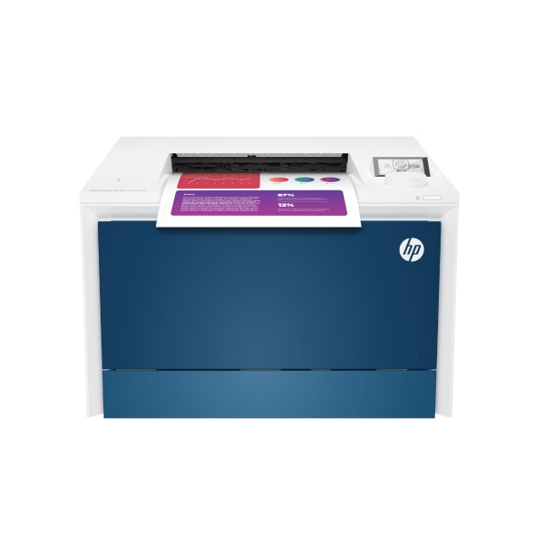 HP - LaserJet Pro 4201dw Wireless Color Laser Printer - White/Blue