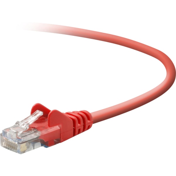 UPC 722868467411 product image for Belkin Cat. 5e Patch Cable - RJ-45 Male - RJ-45 Male - 7ft - Red | upcitemdb.com