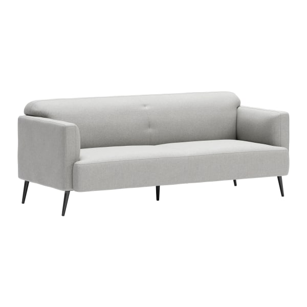 Zuo Modern Amsterdam Sofa, Light Gray/Black -  109573