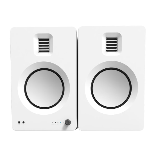 Kanto TUK - Speakers - bookshelf - wireless - Bluetooth - 130 Watt (total) - 2-way - matte white -  TUKMW