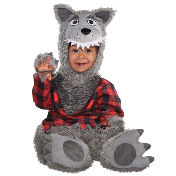 size 12-24 months baby wolf halloween costume for infants  12-24 months  with included accessories