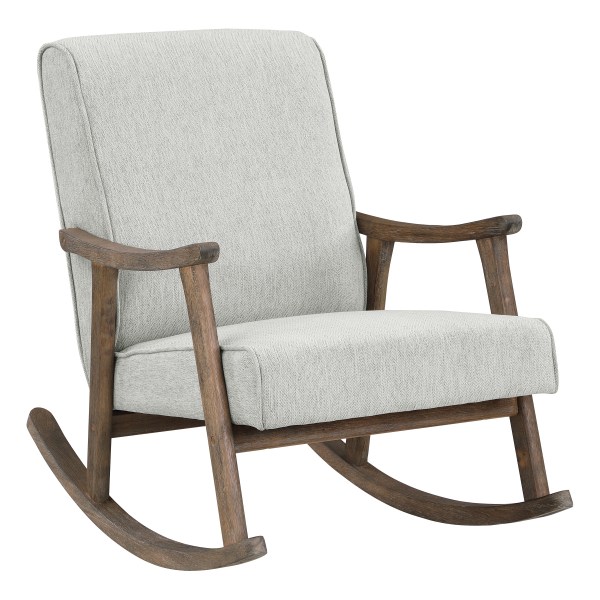Office Star Gainsborough Rocker, Smoke/Brushed Brown - GANBB-H14 - Furniture Add modern style to any room in your home with an  sku GANBB-H14