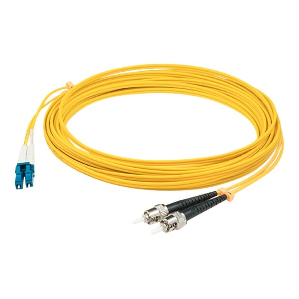 AddOn 3m LC (Male) to ST (Male) Yellow OS1 Duplex Fiber OFNR (Riser-Rated) Patch Cable - 100% compatible and guaranteed to work
