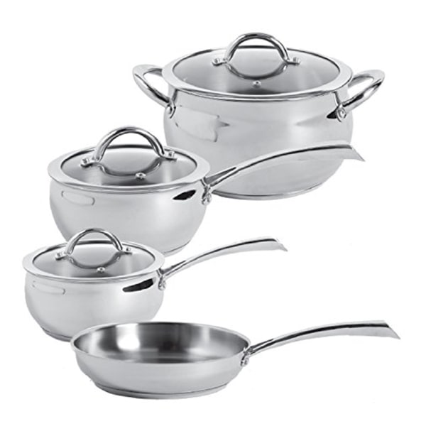 Photos - Bakeware Oster Cookware Set, Derrick 7-Piece, Silver 99595640M 