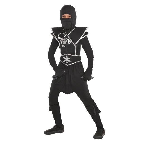 Condition photo showing New/Like New for black ops ninja boys child secret assassin halloween costume-l